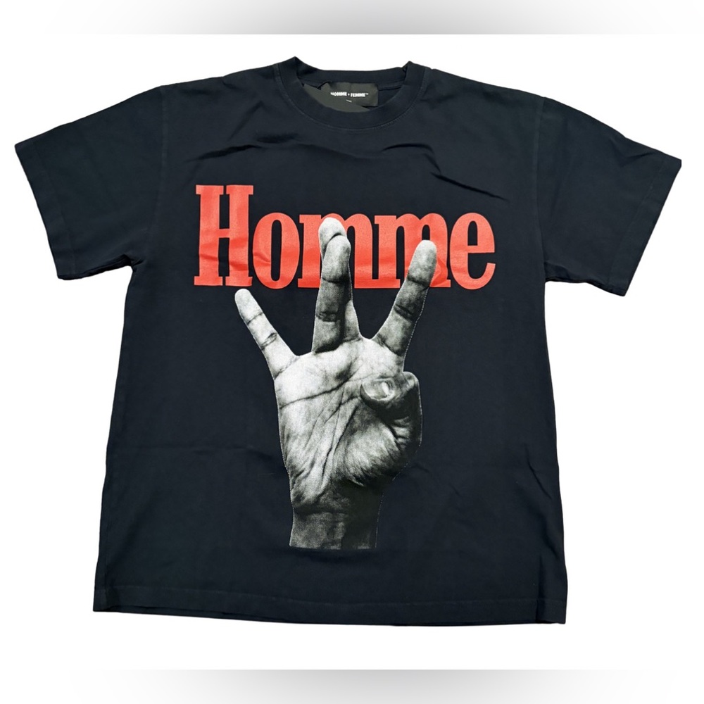 Homme + Femme "Westside" Graphic Tee – Black/Red